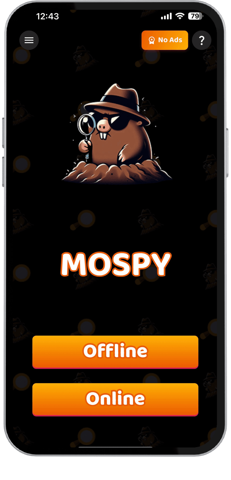 Mospy mobil ekranı